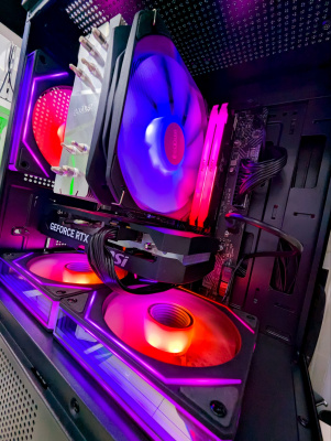 Системный блок Formoza Intel Core I3-12100F 3.3-4.3Ghz/DDR4 16Gb/SSD M2 500Gb/RTX 5050 8Gb/600W